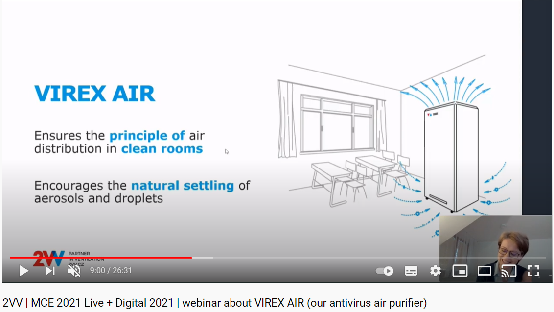 MCE 2021 (webinar about VIREX AIR)