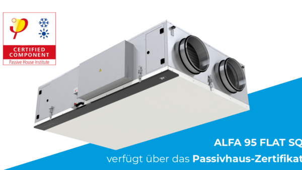 ALFA 95 FLAT SQ | vom Passivhaus Institut zertifiziert